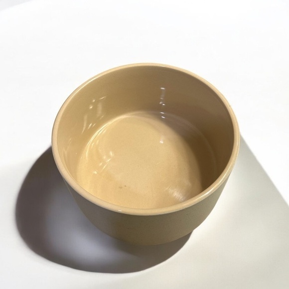 Ceramic Textured Pastel Blue Matte Dog Bowl 14oz - Picture 6 of 7